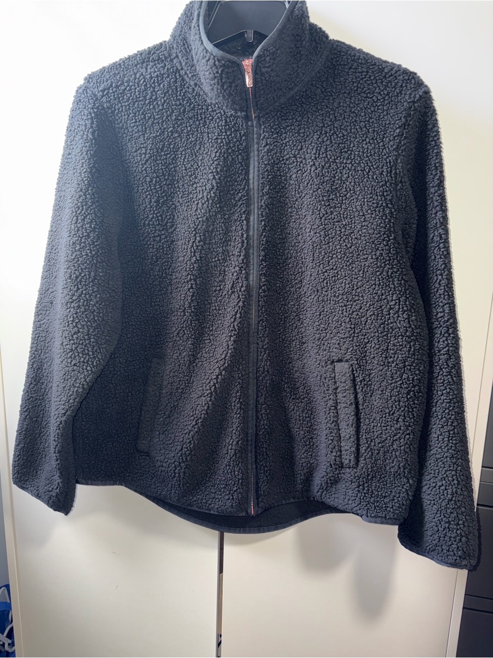 Skechers Women's Black Teddy Sherpa Zip Jacket